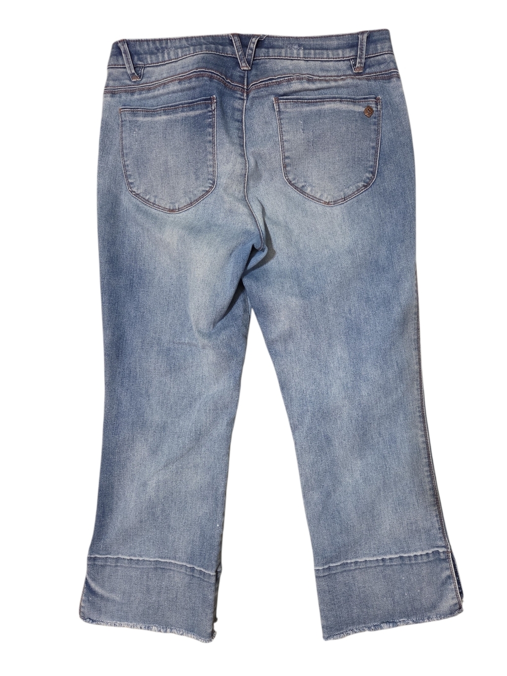 Democracy Medium Blue Denim Jeans with Faded Wash - Picture 10 of 13
